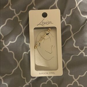 Lovisa Gold Cross Cartilage Earring - Gold NEW